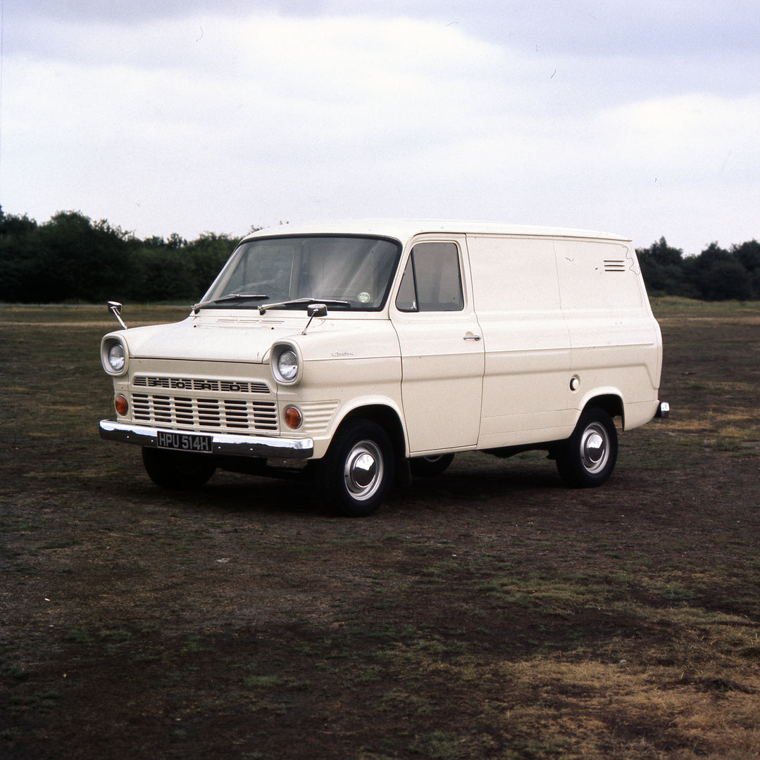 This archival image documents the 1971 Ford Transit Mark I Vans Short Wheelbase in scenic field and is preserved in the Ford Heritage Vault as part of Ford Motor Company's historic photographic archive. Free for personal, non-commercial use. Ford ...