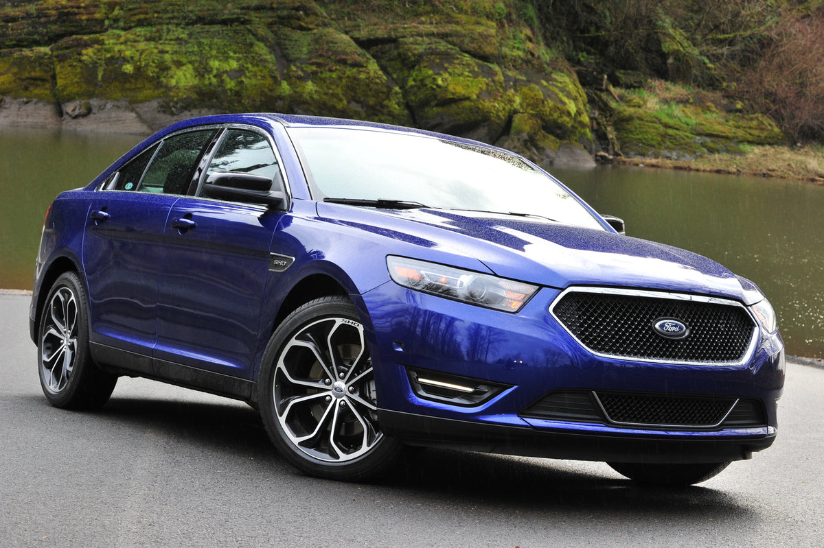 This archival image documents the 2013 Ford Taurus scenic water and mossy rocks and is preserved in the Ford Heritage Vault as part of Ford Motor Company's historic photographic archive. Free for personal, non-commercial use. Ford Heritage Vault r...