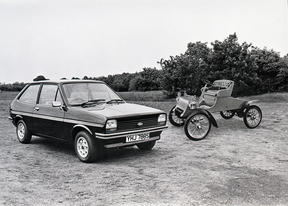 This archival image documents the 1978 Ford Fiesta Solitaire and Ford Model A scenic and is preserved in the Ford Heritage Vault as part of Ford Motor Company's historic photographic archive. Free for personal, non-commercial use. Ford Heritage Va...