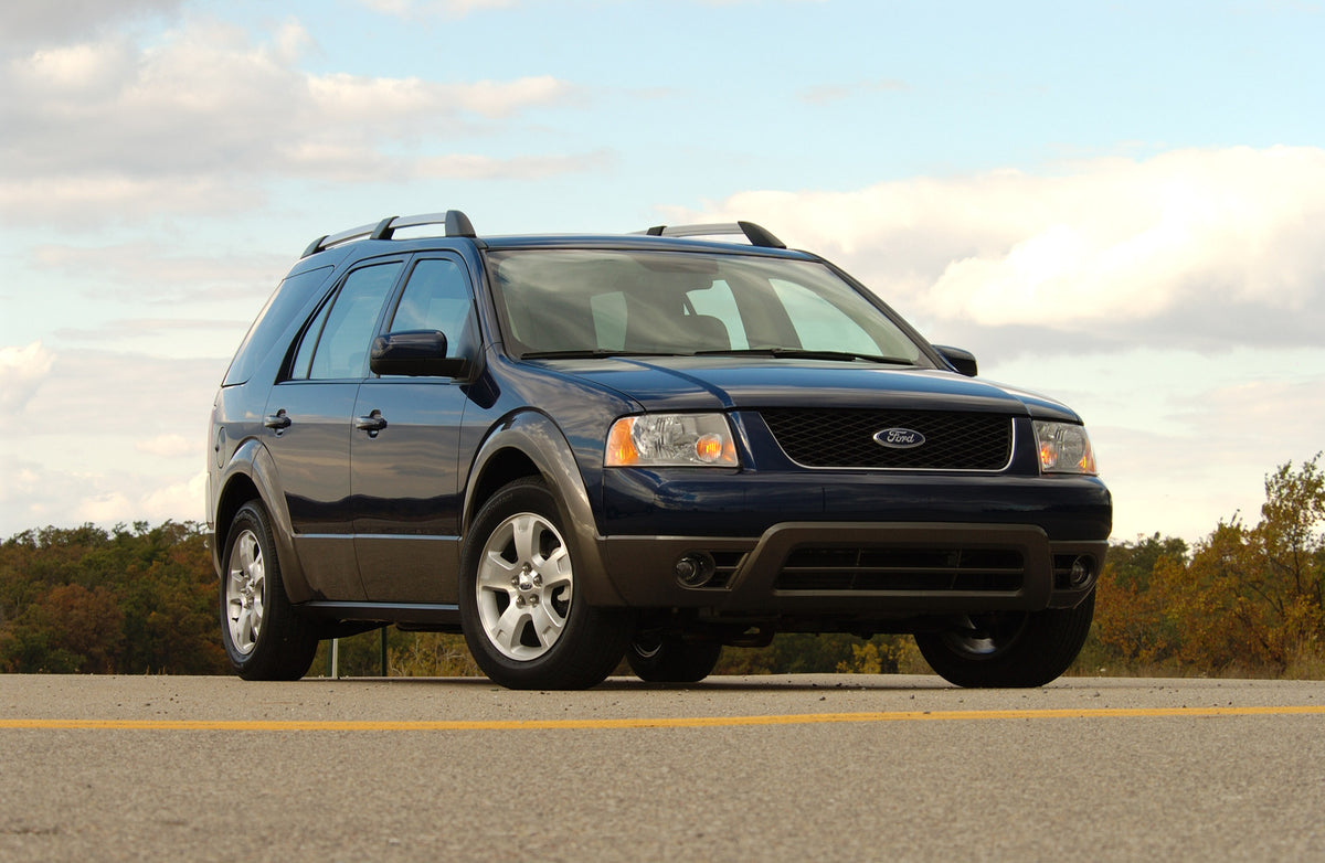 This archival image documents the 2005 Ford Freestyle scenic and is preserved in the Ford Heritage Vault as part of Ford Motor Company's historic photographic archive. Free for personal, non-commercial use. Ford Heritage Vault reference AR-2008-8....