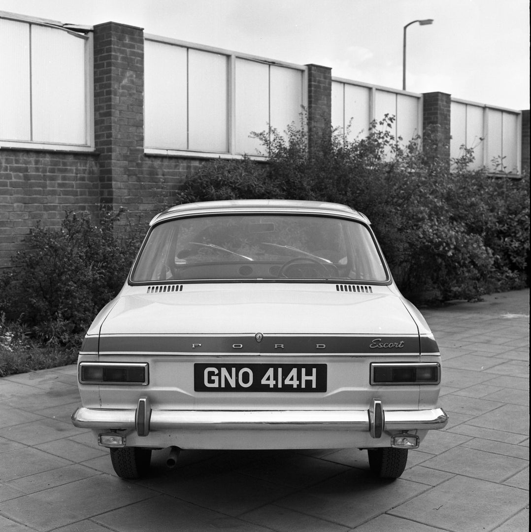 This archival image documents the 1970 Ford Escort Mexico MK I rear view with scenic hedges 1970-731-4 and is preserved in the Ford Heritage Vault as part of Ford Motor Company's historic photographic archive. Free for personal, non-commercial use...