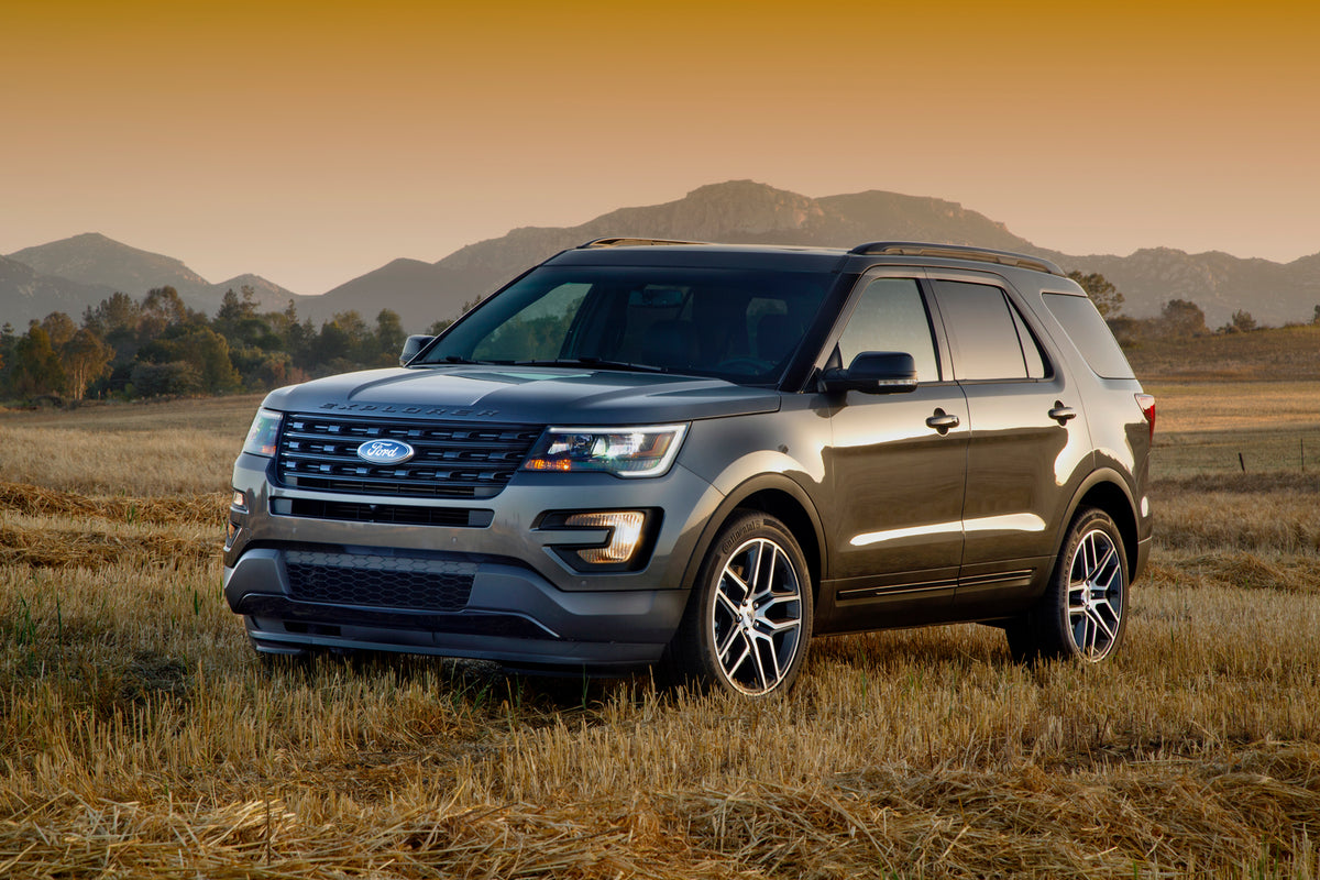 This archival image documents the 2016 Ford Explorer and is preserved in the Ford Heritage Vault as part of Ford Motor Company's historic photographic archive. Free for personal, non-commercial use. Ford Heritage Vault reference AR-2008-8.1.4.6215.
