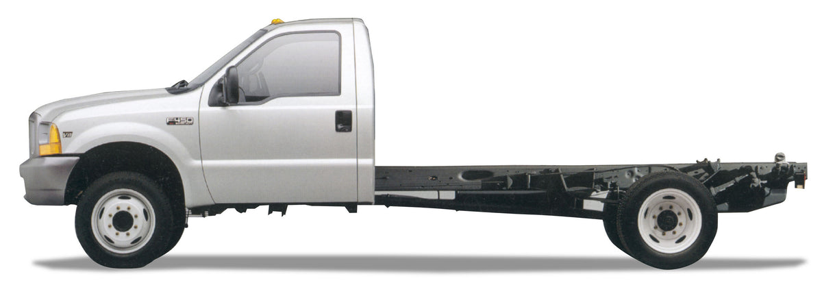 This archival image documents the 2003 Ford F-550 side view in studio MS81928 and is preserved in the Ford Heritage Vault as part of Ford Motor Company's historic photographic archive. Free for personal, non-commercial use. Ford Heritage Vault ref...