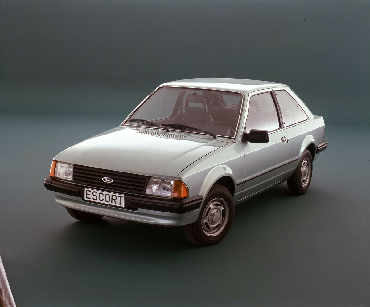 This archival image documents the 1980 Ford Escort 1.6 GL Mark III LHD in studio and is preserved in the Ford Heritage Vault as part of Ford Motor Company's historic photographic archive. Free for personal, non-commercial use. Ford Heritage Vault ...