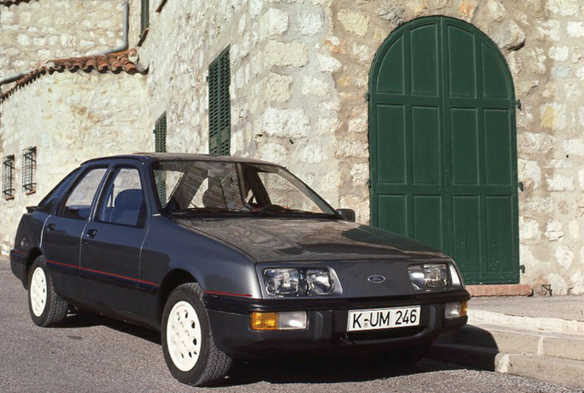 This archival image documents the 1985 Ford Sierra 2.0 IS LHD in front of scenic stone building and is preserved in the Ford Heritage Vault as part of Ford Motor Company's historic photographic archive. Free for personal, non-commercial use. Ford ...