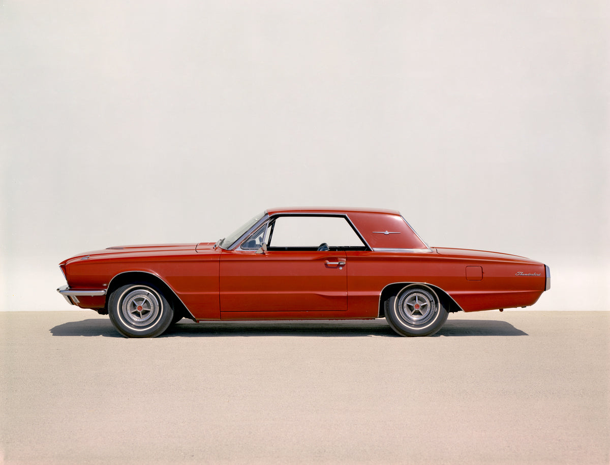 This archival image documents the 1966 Ford Thunderbird hardtop and is preserved in the Ford Heritage Vault as part of Ford Motor Company's historic photographic archive. Free for personal, non-commercial use. Ford Heritage Vault reference AR-2008...