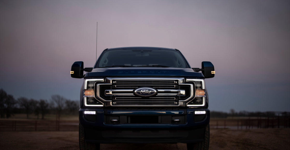 This archival image documents the 2022 Ford F-350 Super Duty Limited front view MS and is preserved in the Ford Heritage Vault as part of Ford Motor Company's historic photographic archive. Free for personal, non-commercial use. Ford Heritage Vaul...