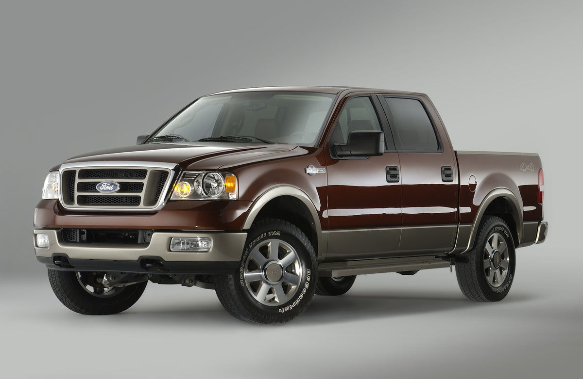 This archival image documents the 2005 Ford F-150 King Ranch and is preserved in the Ford Heritage Vault as part of Ford Motor Company's historic photographic archive. Free for personal, non-commercial use. Ford Heritage Vault reference AR-2008-8....