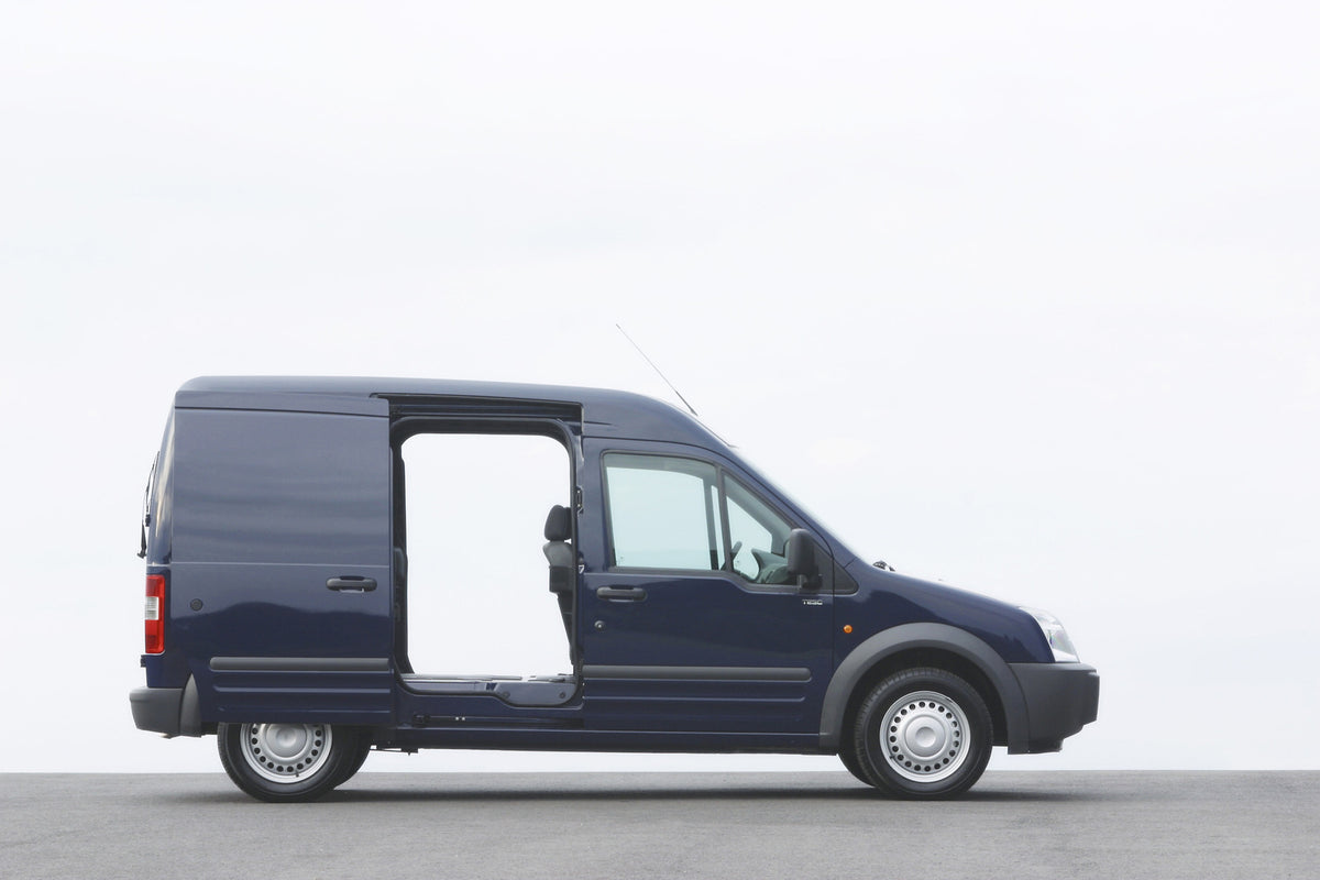 This archival image documents the 2002 Ford Transit Connect side view with open door and scenic cloudy sky and is preserved in the Ford Heritage Vault as part of Ford Motor Company's historic photographic archive. Free for personal, non-commercial...