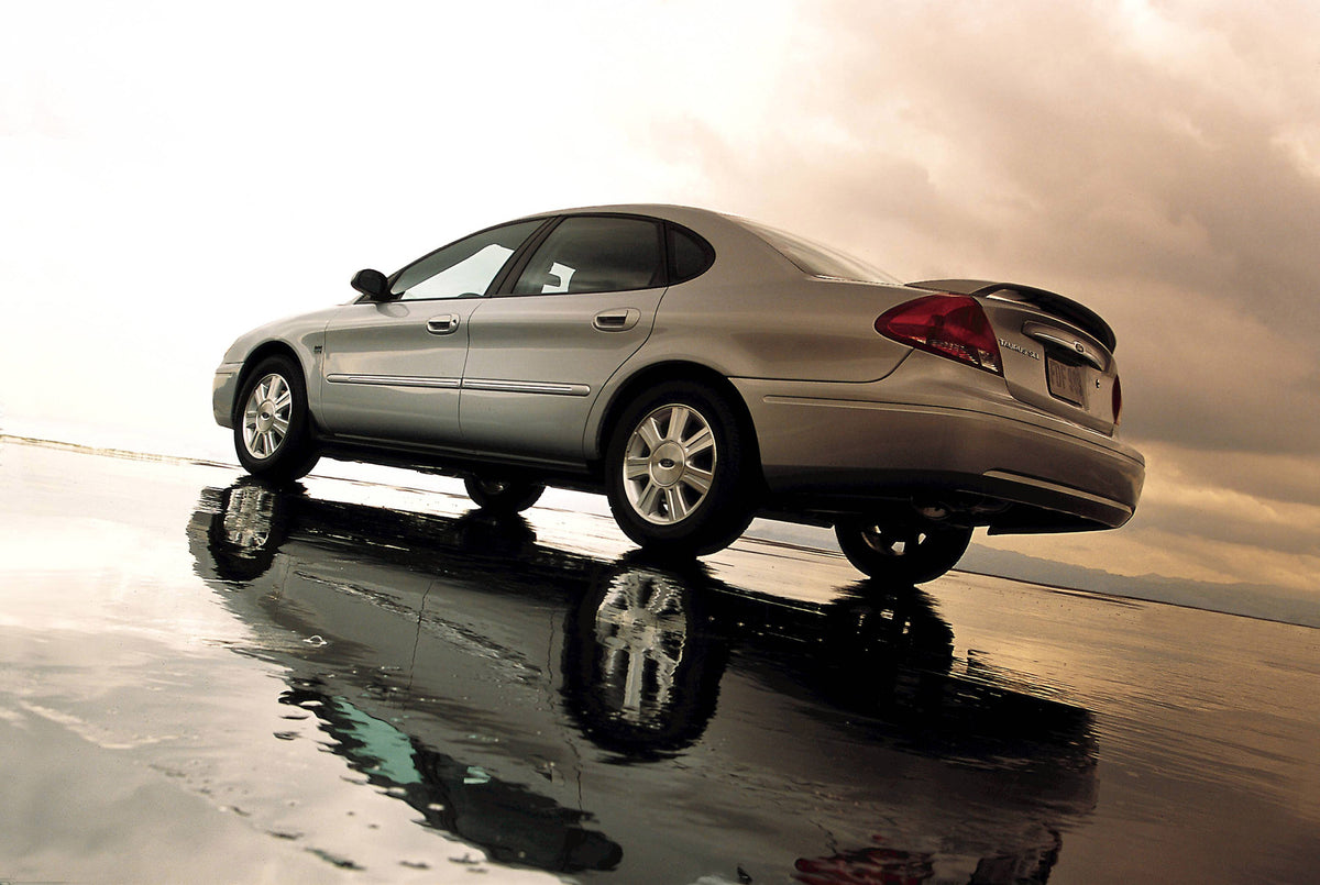This archival image documents the 2004 Ford Taurus and is preserved in the Ford Heritage Vault as part of Ford Motor Company's historic photographic archive. Free for personal, non-commercial use. Ford Heritage Vault reference AR-2008-8.1.2.9721.