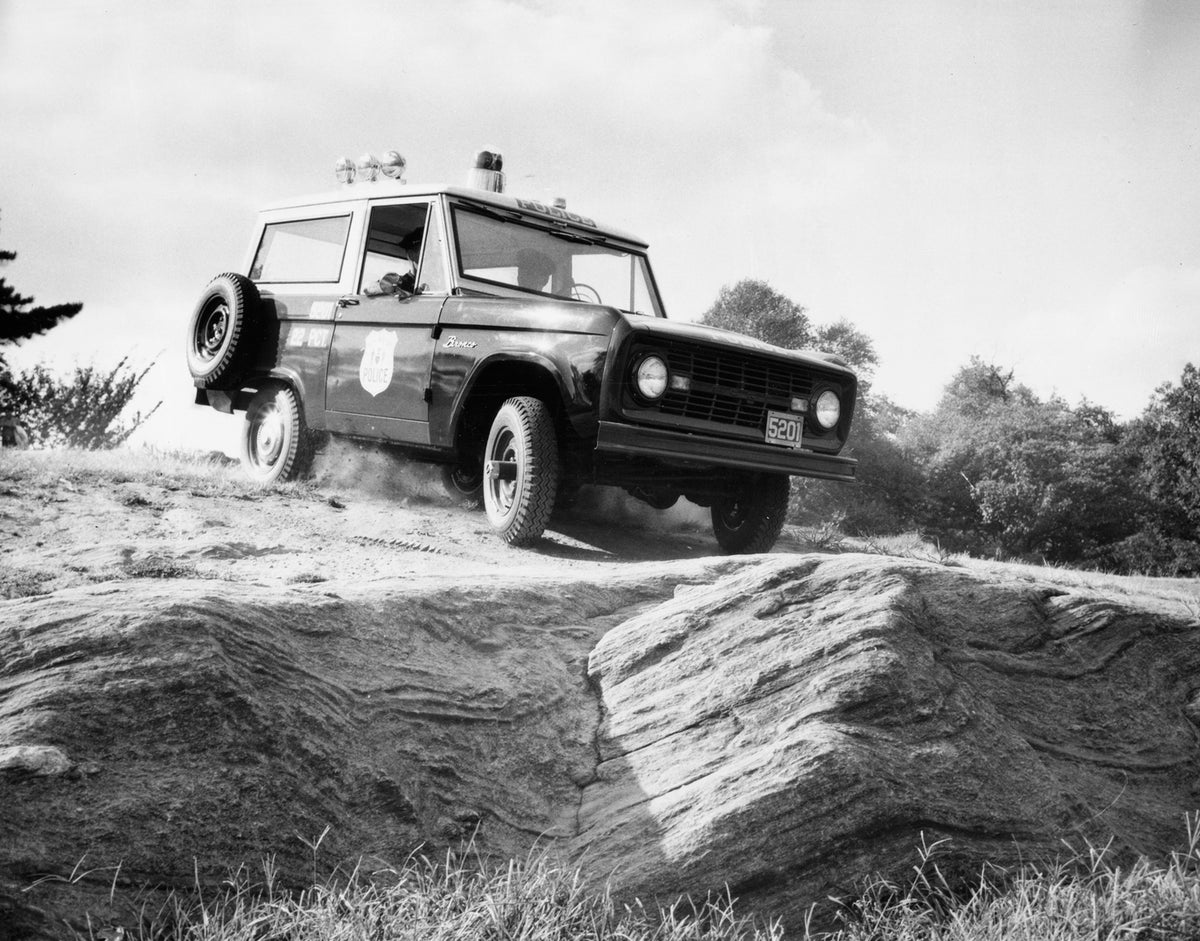 This archival image documents the 1967 Bronco Police Package 147009-86 and is preserved in the Ford Heritage Vault as part of Ford Motor Company's historic photographic archive. Free for personal, non-commercial use. Ford Heritage Vault reference ...