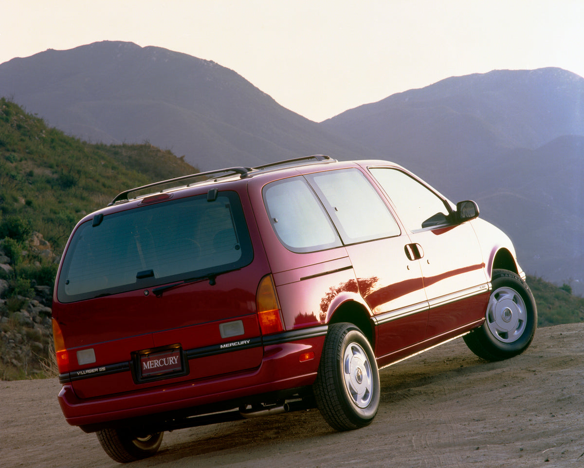 This archival image documents the 1993 Mercury Villager and is preserved in the Ford Heritage Vault as part of Ford Motor Company's historic photographic archive. Free for personal, non-commercial use. Ford Heritage Vault reference AR-2008-8.1.12....