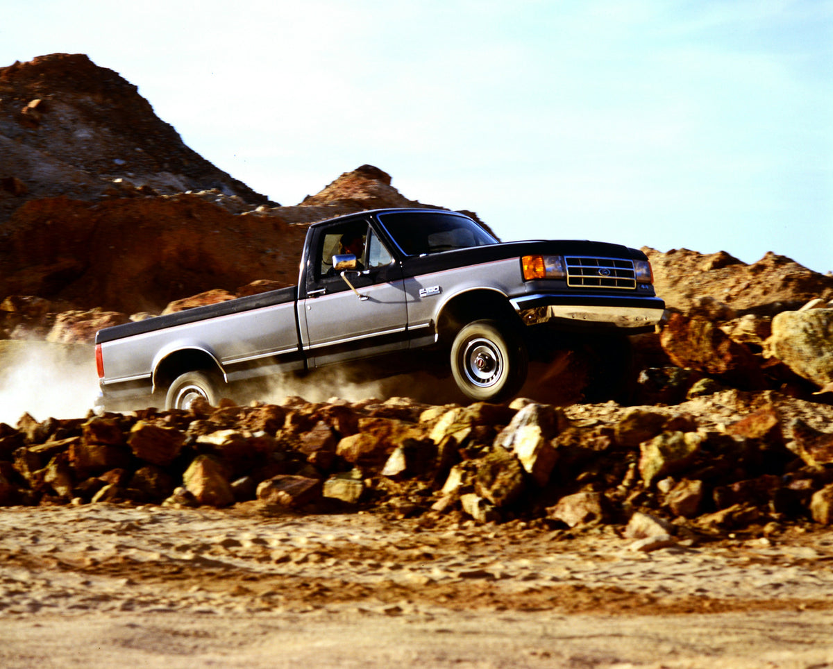 This archival image documents the 1988 Ford F-150 XL and is preserved in the Ford Heritage Vault as part of Ford Motor Company's historic photographic archive. Free for personal, non-commercial use. Ford Heritage Vault reference AR-2001-94-208806....