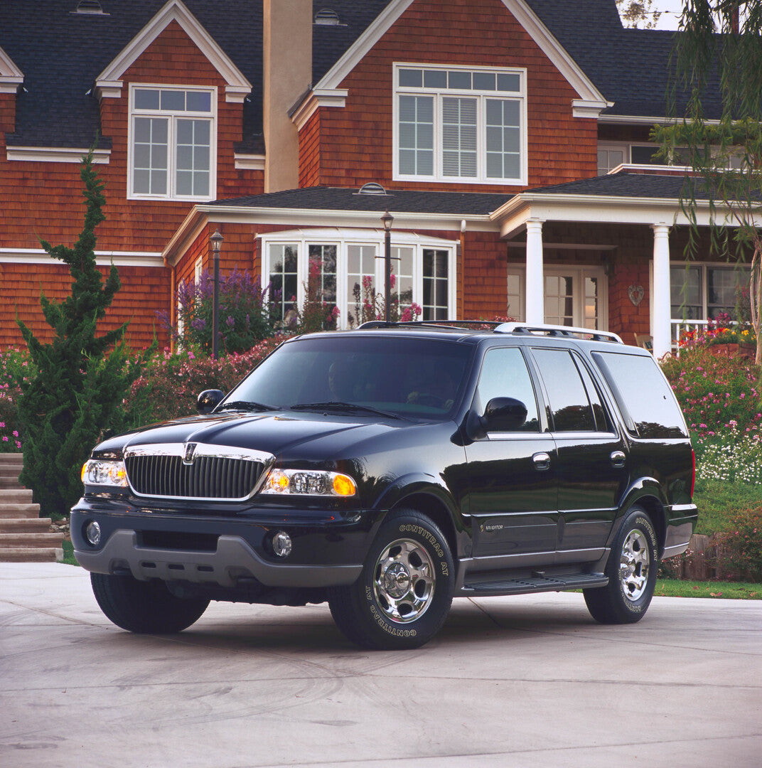This archival image documents the 2002 Lincoln Navigator and is preserved in the Ford Heritage Vault as part of Ford Motor Company's historic photographic archive. Free for personal, non-commercial use. Ford Heritage Vault reference AR-2008-8.1.1....