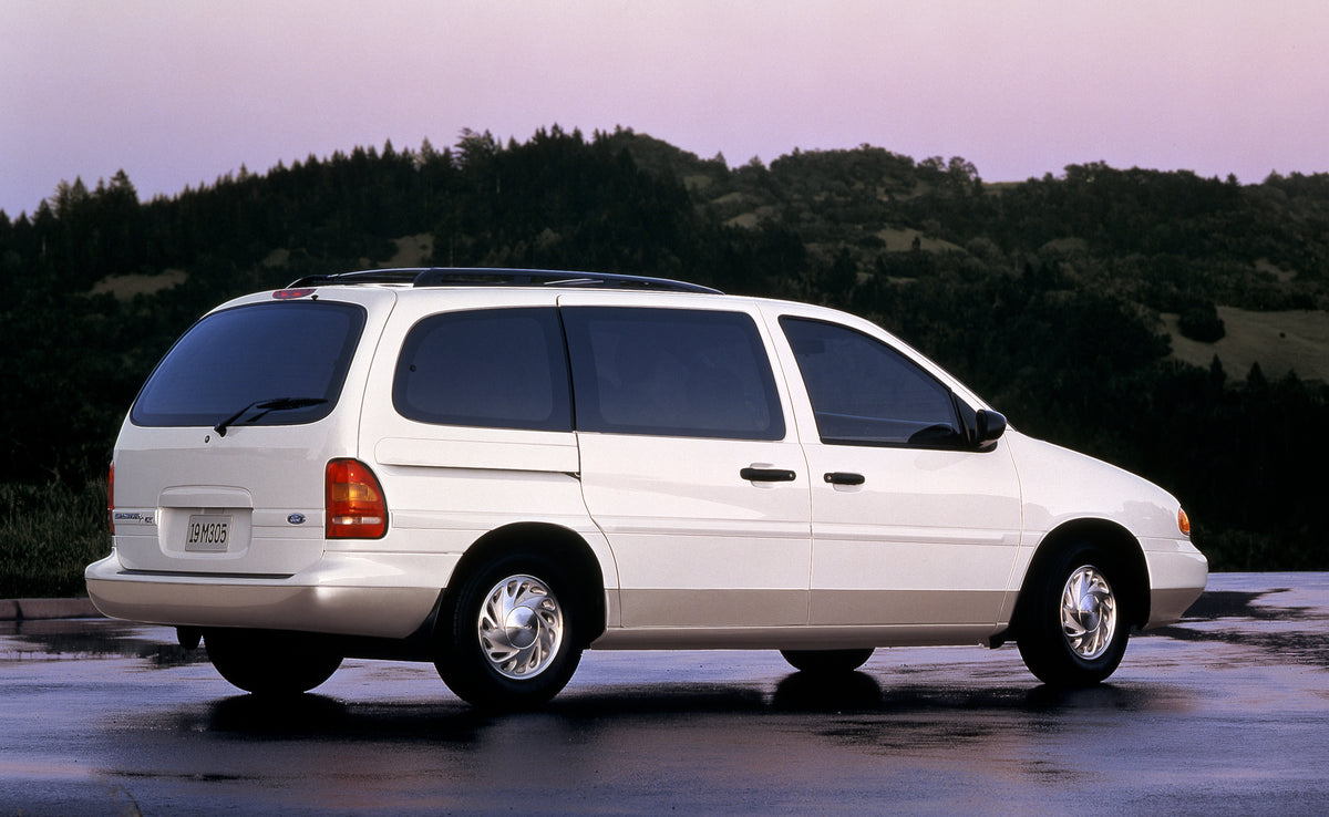 This archival image documents the 1996 Ford Windstar LX and is preserved in the Ford Heritage Vault as part of Ford Motor Company's historic photographic archive. Free for personal, non-commercial use. Ford Heritage Vault reference AR-2008-8.1.2.7...
