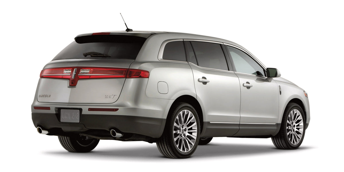 This archival image documents the 2012 Lincoln MKT rear view in studio MS96173 and is preserved in the Ford Heritage Vault as part of Ford Motor Company's historic photographic archive. Free for personal, non-commercial use. Ford Heritage Vault re...