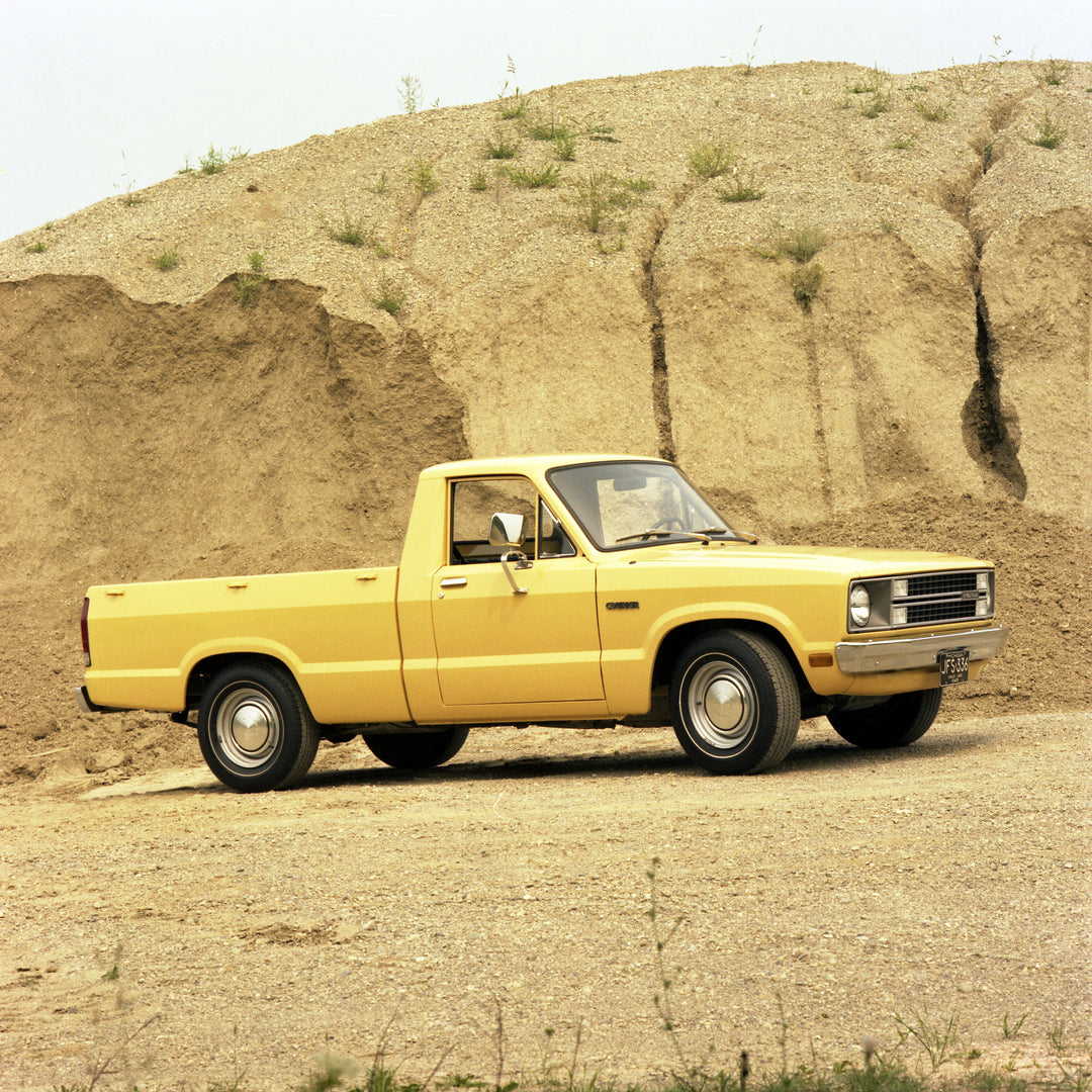 This archival image documents the 1981 Ford Courier and is preserved in the Ford Heritage Vault as part of Ford Motor Company's historic photographic archive. Free for personal, non-commercial use. Ford Heritage Vault reference AR-2008-8.1.2.6706.