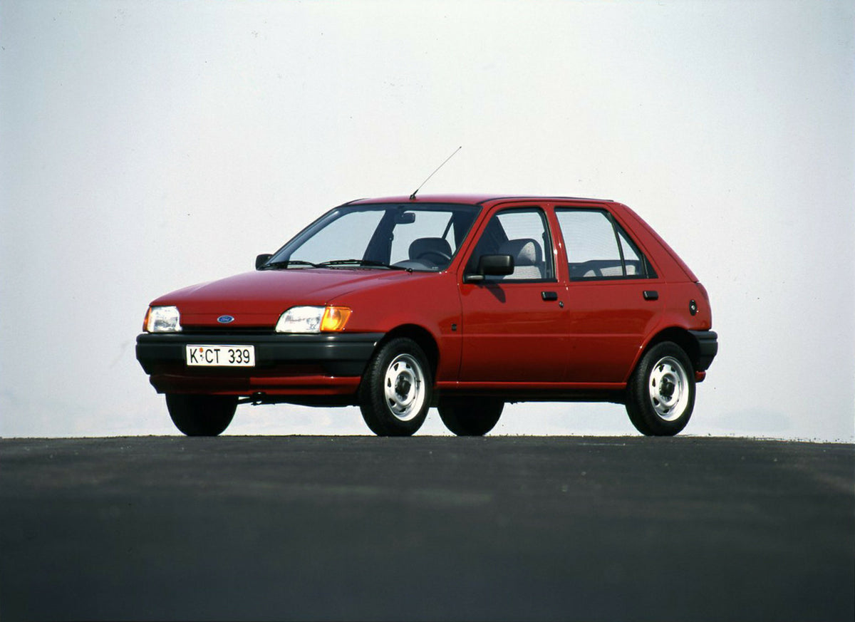 This archival image documents the 1988 Ford Fiesta Mark III LHD on pavement and is preserved in the Ford Heritage Vault as part of Ford Motor Company's historic photographic archive. Free for personal, non-commercial use. Ford Heritage Vault refer...