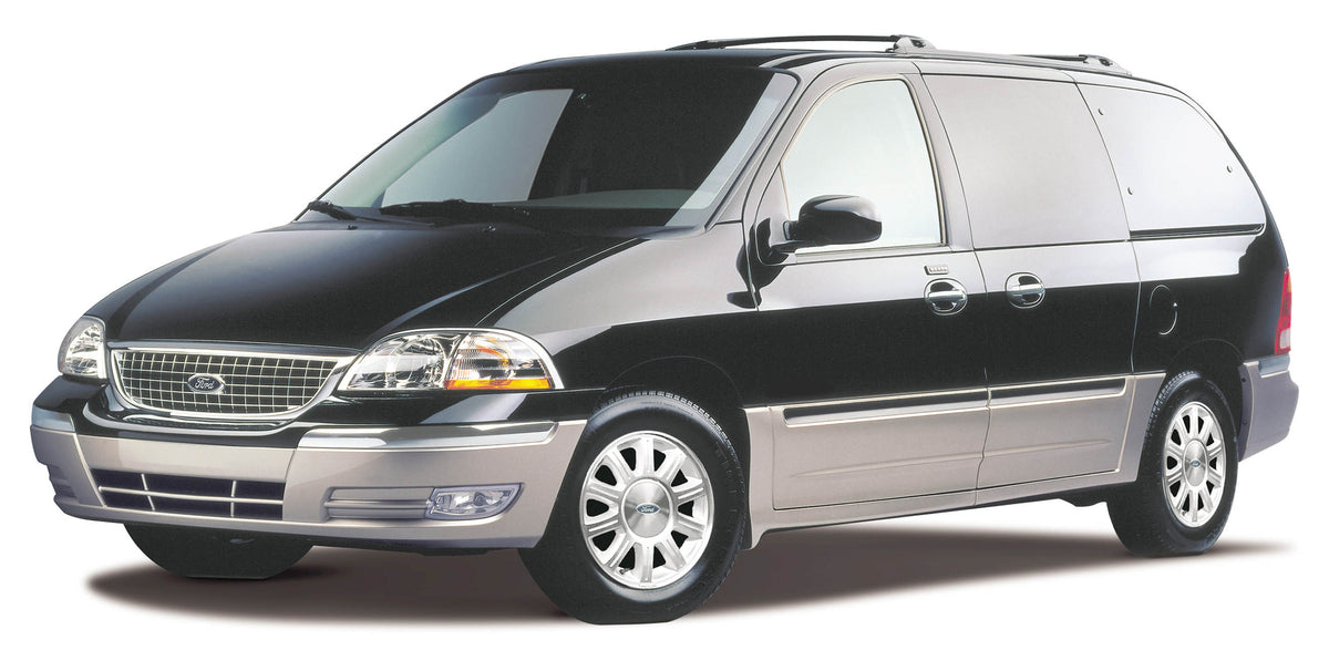 This archival image documents the 2003 Ford Windstar in studio MS7244506 and is preserved in the Ford Heritage Vault as part of Ford Motor Company's historic photographic archive. Free for personal, non-commercial use. Ford Heritage Vault referenc...