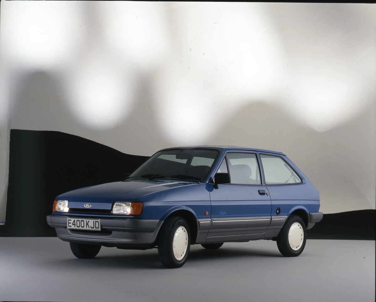 This archival image documents the 1988 Ford Fiesta Mark II Festival 2 rear view in studio and is preserved in the Ford Heritage Vault as part of Ford Motor Company's historic photographic archive. Free for personal, non-commercial use. Ford Herita...