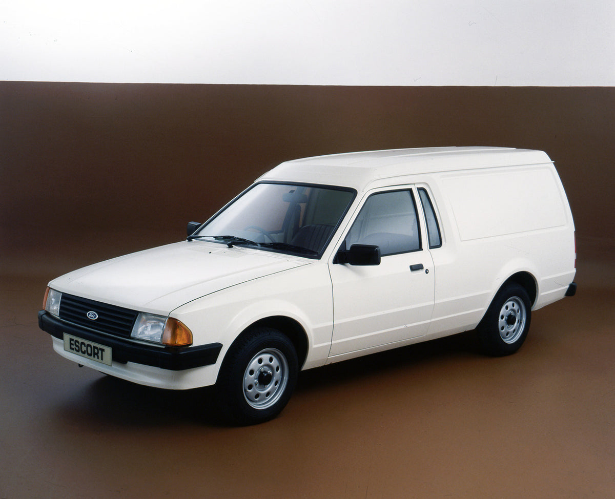 This archival image documents the 1981 Ford Escort Mark III 6/8 Counterweight Vans RHD 55 in studio and is preserved in the Ford Heritage Vault as part of Ford Motor Company's historic photographic archive. Free for personal, non-commercial use. F...