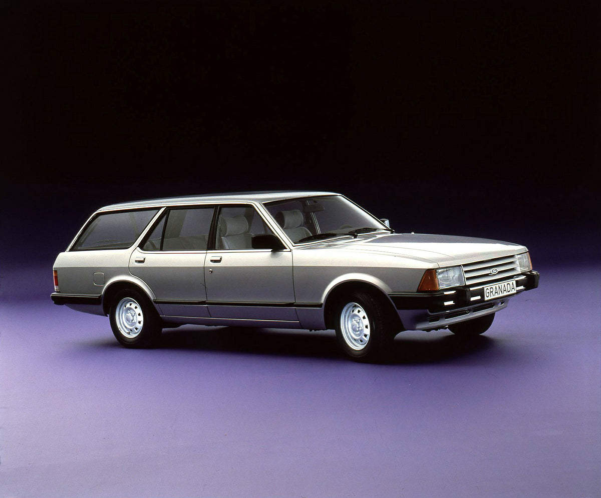 This archival image documents the 1981 Ford Granada 2.0 L Mark II station wagon in studio and is preserved in the Ford Heritage Vault as part of Ford Motor Company's historic photographic archive. Free for personal, non-commercial use. Ford Herita...