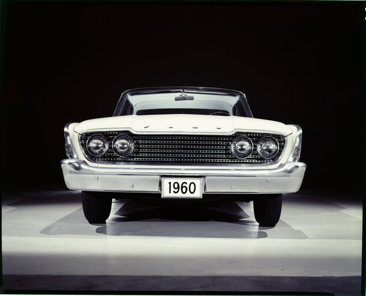 This archival image documents the 1960 Ford Fairlane Club Sedan and is preserved in the Ford Heritage Vault as part of Ford Motor Company's historic photographic archive. Free for personal, non-commercial use. Ford Heritage Vault reference AR-2008...