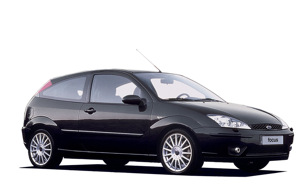 This archival image documents the 2004 Ford Focus in studio MS4749 and is preserved in the Ford Heritage Vault as part of Ford Motor Company's historic photographic archive. Free for personal, non-commercial use. Ford Heritage Vault reference AR-2...