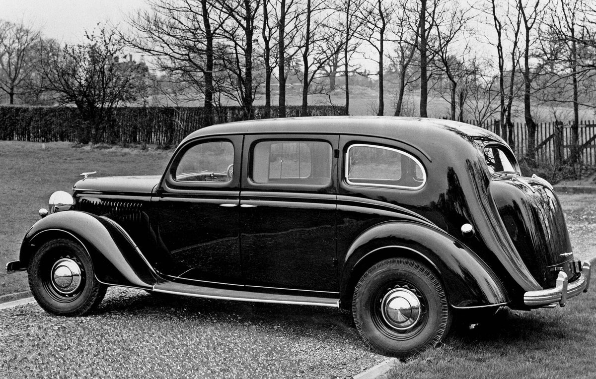 This archival image documents the 1948 Ford Pilot V8 side view scenic 2E 1230 and is preserved in the Ford Heritage Vault as part of Ford Motor Company's historic photographic archive. Free for personal, non-commercial use. Ford Heritage Vault ref...