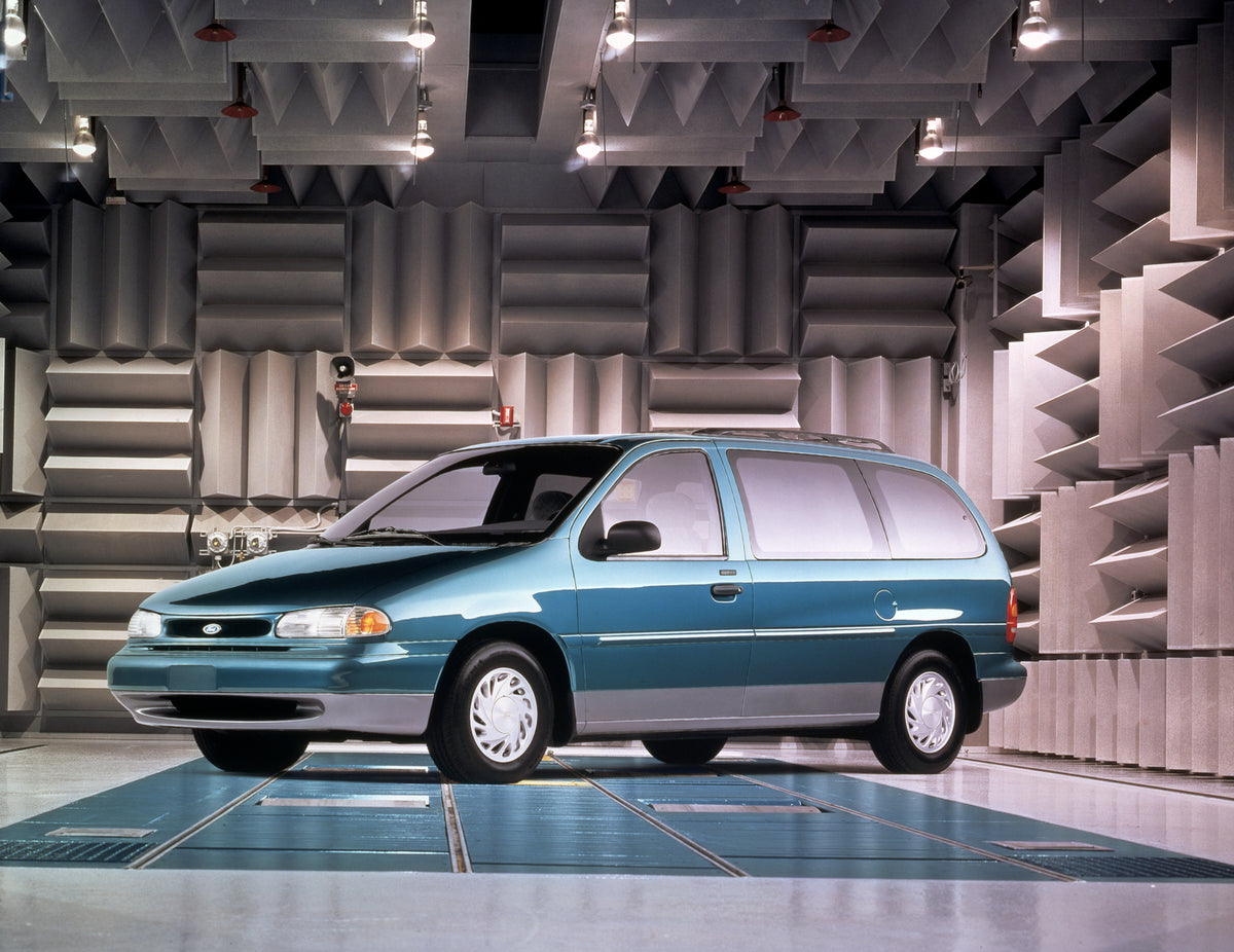 This archival image documents the 1995 Ford Windstar LX and is preserved in the Ford Heritage Vault as part of Ford Motor Company's historic photographic archive. Free for personal, non-commercial use. Ford Heritage Vault reference AR-2008-8.1.2.7...