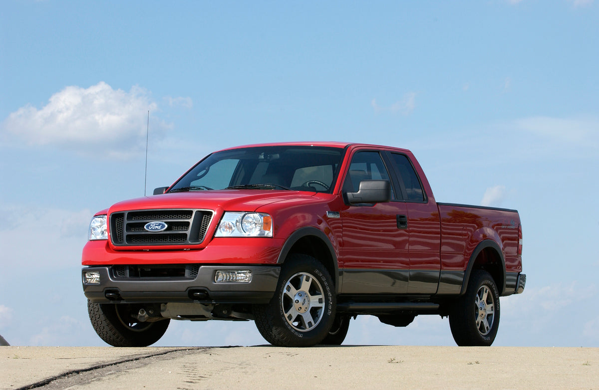 This archival image documents the 2005 Ford F-150 and is preserved in the Ford Heritage Vault as part of Ford Motor Company's historic photographic archive. Free for personal, non-commercial use. Ford Heritage Vault reference AR-2008-8.1.2.9857.