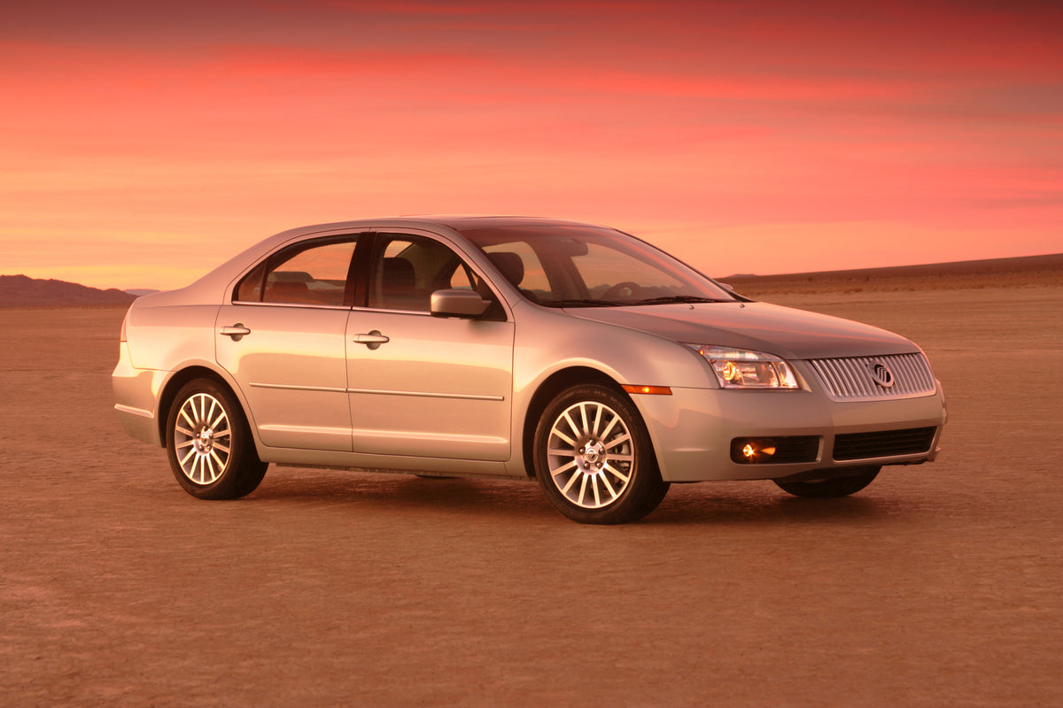This archival image documents the 2006 Mercury Milan In The Desert and is preserved in the Ford Heritage Vault as part of Ford Motor Company's historic photographic archive. Free for personal, non-commercial use. Ford Heritage Vault reference AR-2...