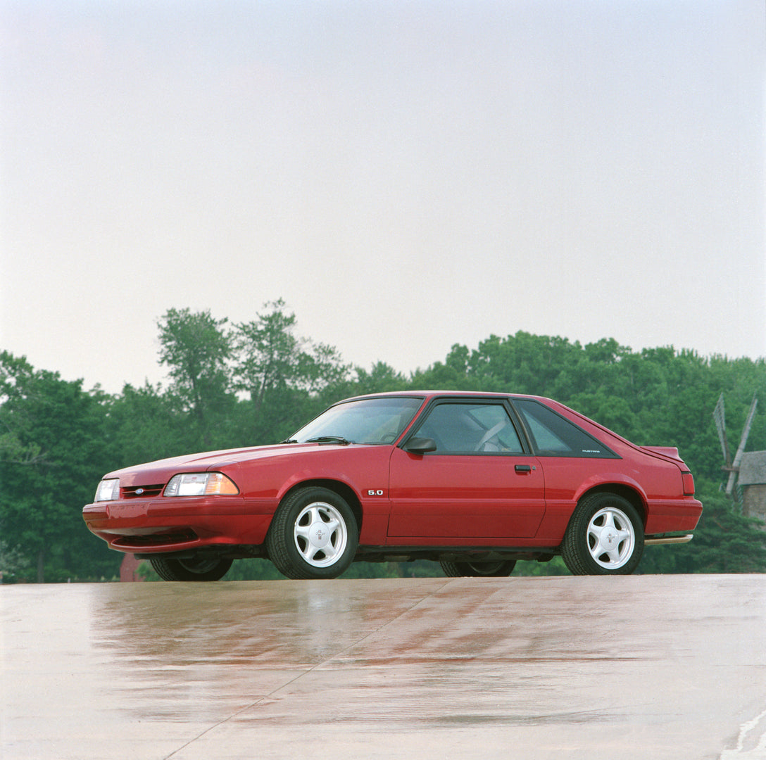 This archival image documents the 1992 Ford Mustang 5.0 and is preserved in the Ford Heritage Vault as part of Ford Motor Company's historic photographic archive. Free for personal, non-commercial use. Ford Heritage Vault reference AR-2008-8.1.4.3...