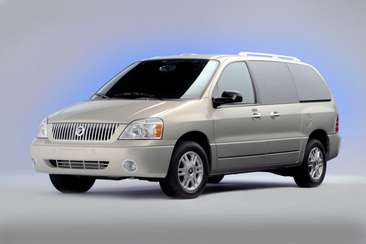 This archival image documents the 2004 Mercury Monterey Side View and is preserved in the Ford Heritage Vault as part of Ford Motor Company's historic photographic archive. Free for personal, non-commercial use. Ford Heritage Vault reference AR-20...