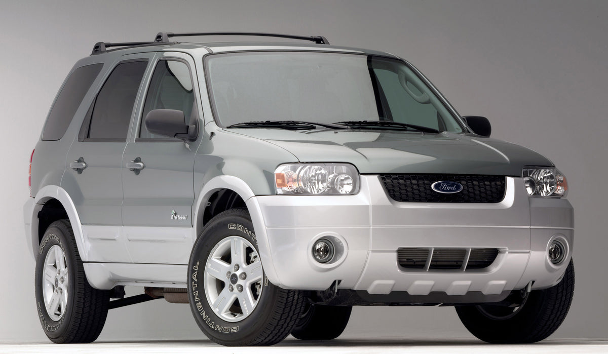 This archival image documents the 2005 Ford Escape Hybrid and is preserved in the Ford Heritage Vault as part of Ford Motor Company's historic photographic archive. Free for personal, non-commercial use. Ford Heritage Vault reference AR-2008-8.1.2...