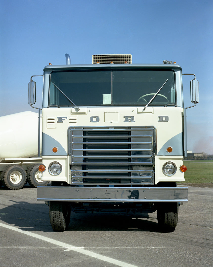 This archival image documents the 1967 Ford W-Series COE heavy truck and is preserved in the Ford Heritage Vault as part of Ford Motor Company's historic photographic archive. Free for personal, non-commercial use. Ford Heritage Vault reference AR...