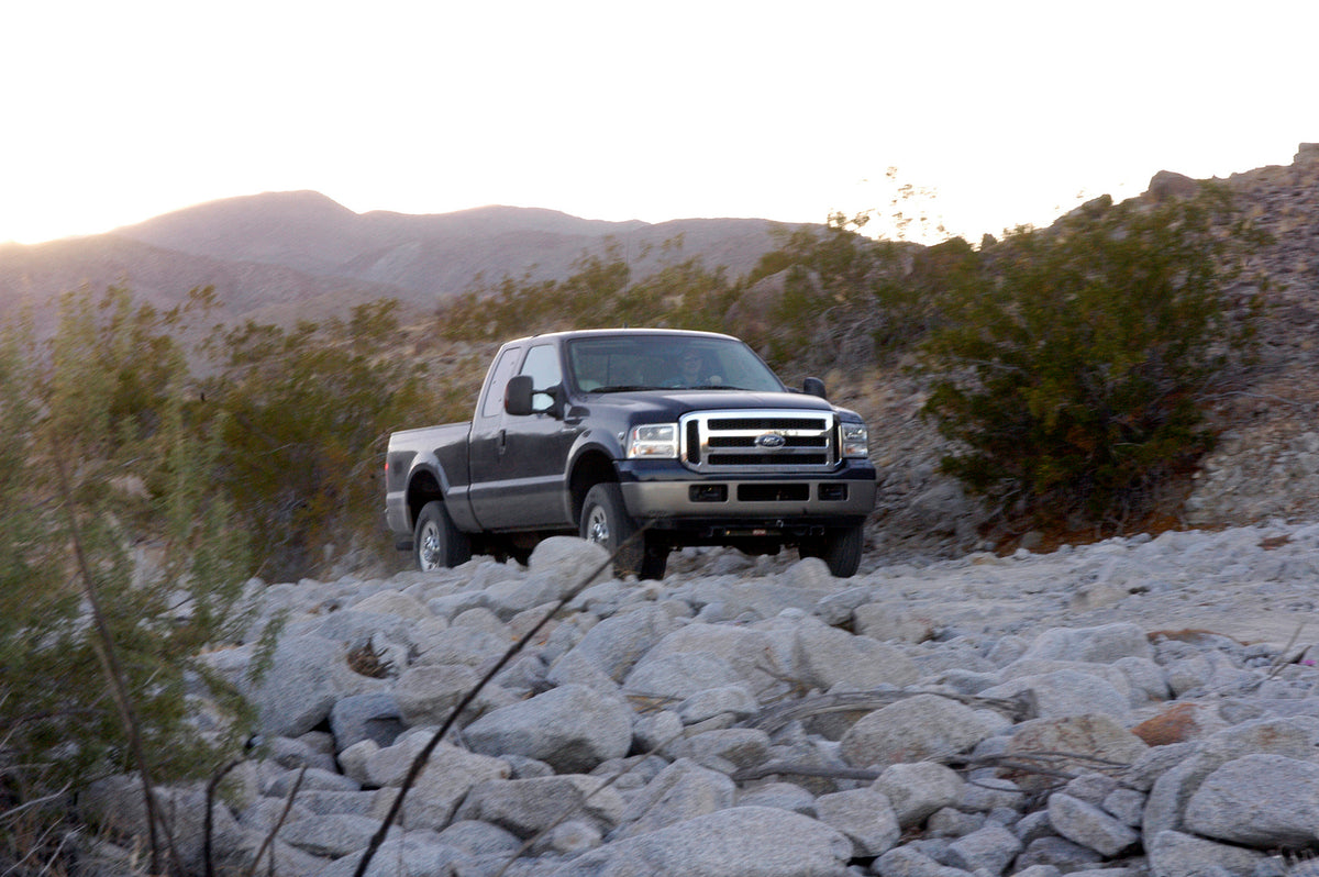This archival image documents the 2006 Ford F-350 Super Duty scenic rocky area and is preserved in the Ford Heritage Vault as part of Ford Motor Company's historic photographic archive. Free for personal, non-commercial use. Ford Heritage Vault re...