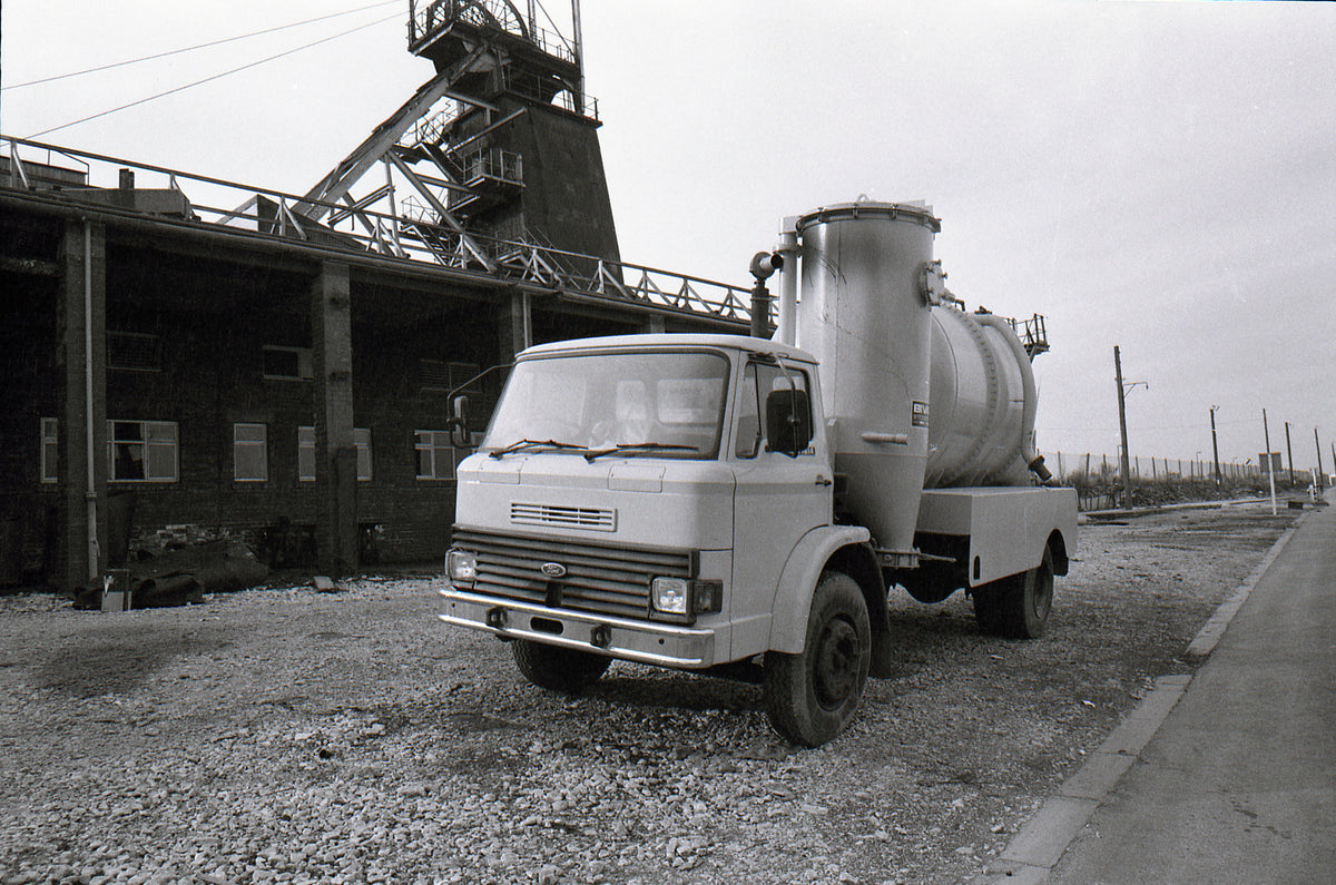 This archival image documents the 1979 Ford D-Series truck at Cheshire Salt Mine and is preserved in the Ford Heritage Vault as part of Ford Motor Company's historic photographic archive. Free for personal, non-commercial use. Ford Heritage Vault ...