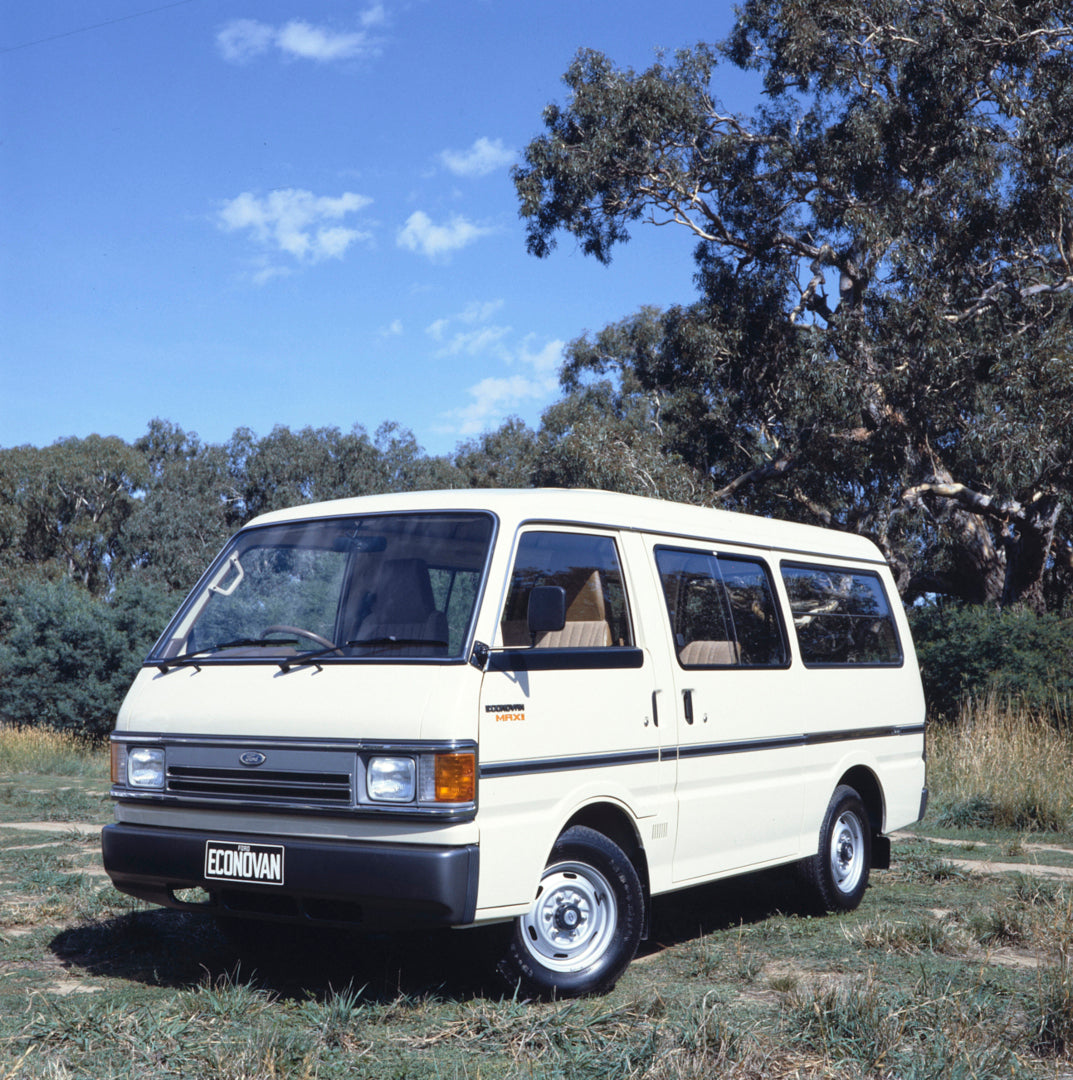 This archival image documents the 1984 Ford Econovan MAXi Passenger Side Front End View in the Park FAP-2011-3 and is preserved in the Ford Heritage Vault as part of Ford Motor Company's historic photographic archive. Free for personal, non-commer...