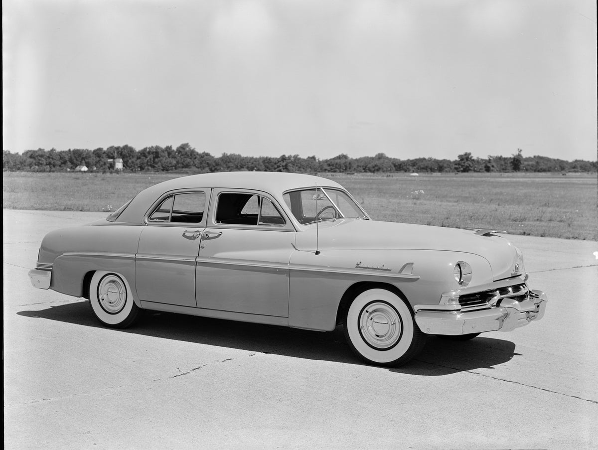 This archival image documents the 1951 Lincoln Lincoln and is preserved in the Ford Heritage Vault as part of Ford Motor Company's historic photographic archive. Free for personal, non-commercial use. Ford Heritage Vault reference AR-2008-8.1.1.478.