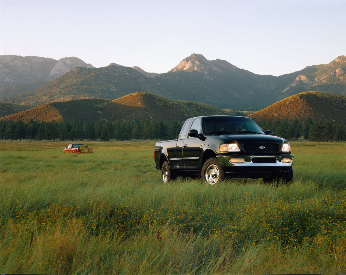 This archival image documents the 1997 Ford F-150 pickup truck and is preserved in the Ford Heritage Vault as part of Ford Motor Company's historic photographic archive. Free for personal, non-commercial use. Ford Heritage Vault reference AR-2008-...