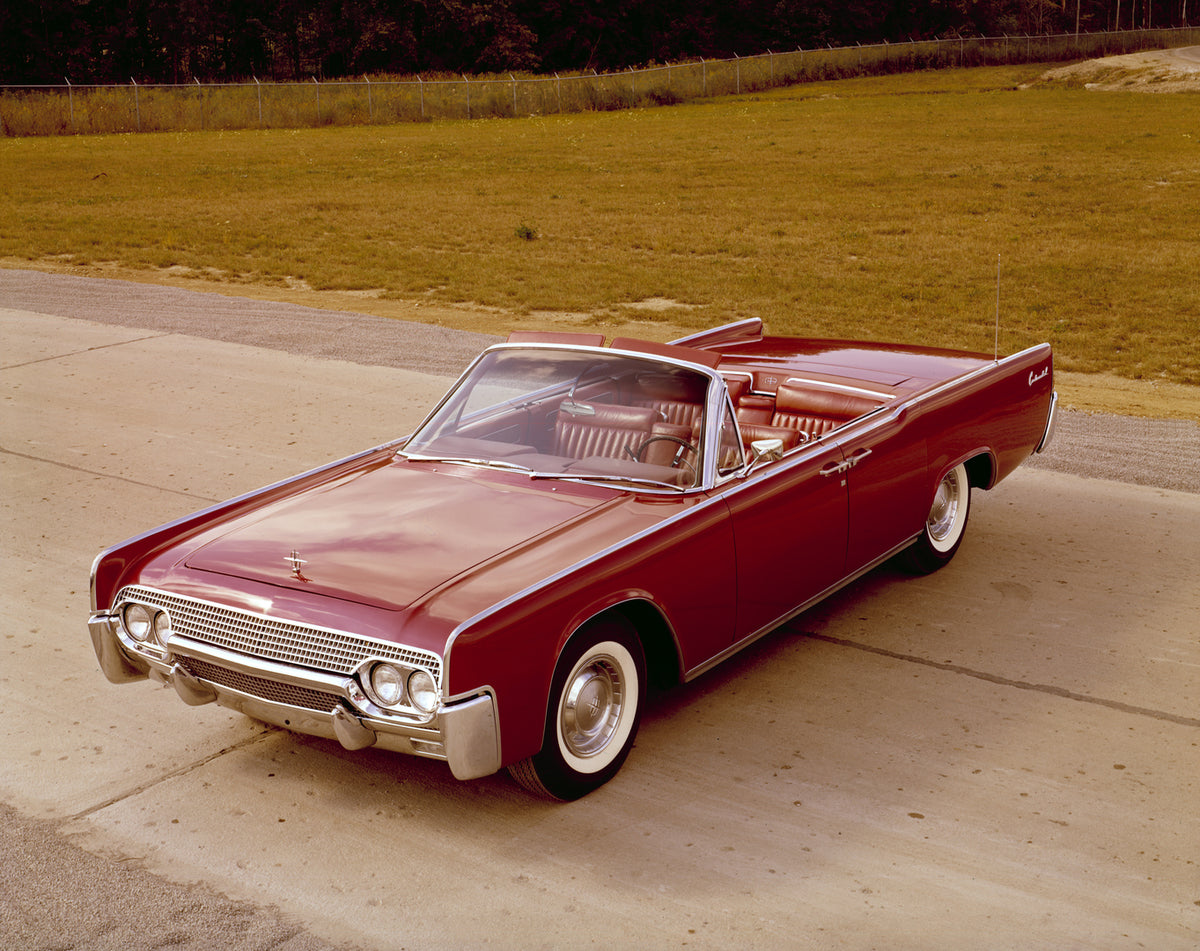 This archival image documents the 1961 Lincoln Continental coach doors Convertible and is preserved in the Ford Heritage Vault as part of Ford Motor Company's historic photographic archive. Free for personal, non-commercial use. Ford Heritage Vaul...