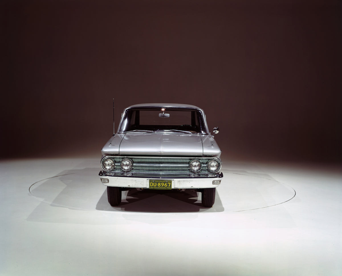 This archival image documents the 1960 Mercury Comet station wagon Front View and is preserved in the Ford Heritage Vault as part of Ford Motor Company's historic photographic archive. Free for personal, non-commercial use. Ford Heritage Vault ref...