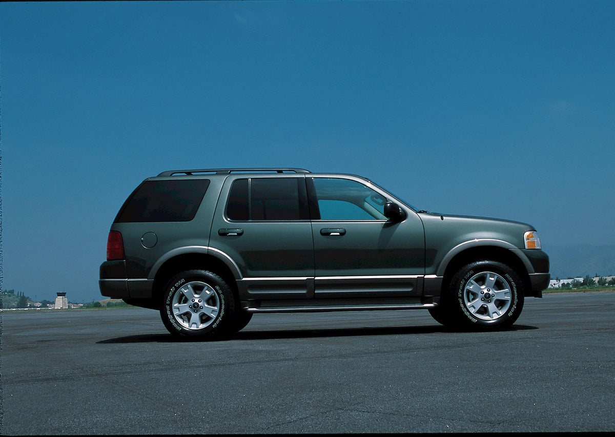 This archival image documents the 2004 Ford Explorer and is preserved in the Ford Heritage Vault as part of Ford Motor Company's historic photographic archive. Free for personal, non-commercial use. Ford Heritage Vault reference AR-2008-8.1.4.5772.