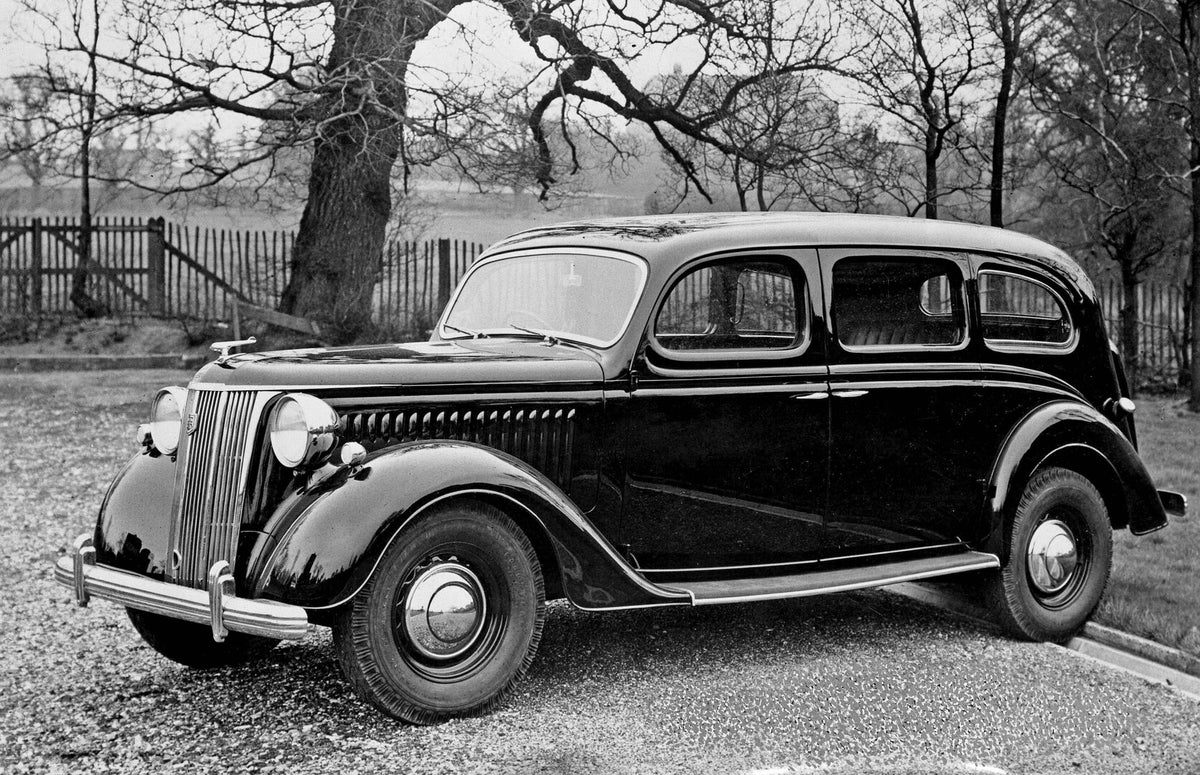 This archival image documents the 1948 Ford Pilot V8 side view scenic 2E 128 and is preserved in the Ford Heritage Vault as part of Ford Motor Company's historic photographic archive. Free for personal, non-commercial use. Ford Heritage Vault refe...