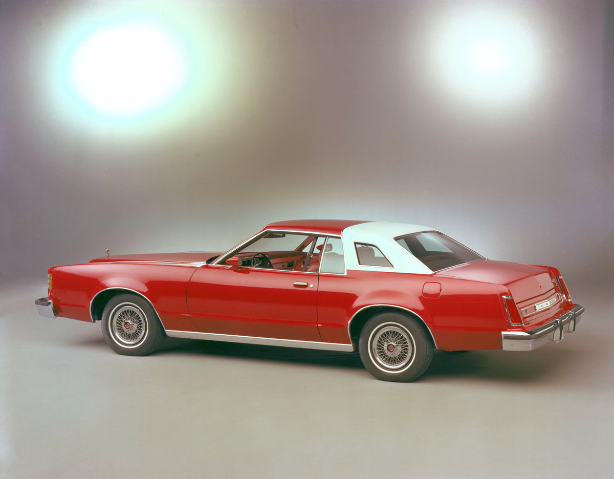 This archival image documents the 1977 Ford LTD II two-door and is preserved in the Ford Heritage Vault as part of Ford Motor Company's historic photographic archive. Free for personal, non-commercial use. Ford Heritage Vault reference AR-2008-8.1...