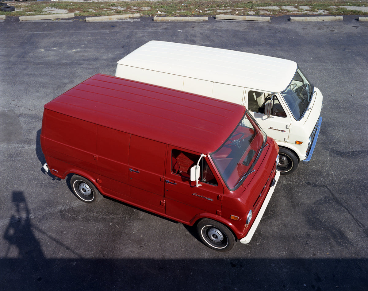 This archival image documents the 1968 Ford Econoline vans and is preserved in the Ford Heritage Vault as part of Ford Motor Company's historic photographic archive. Free for personal, non-commercial use. Ford Heritage Vault reference AR-2008-8.1....