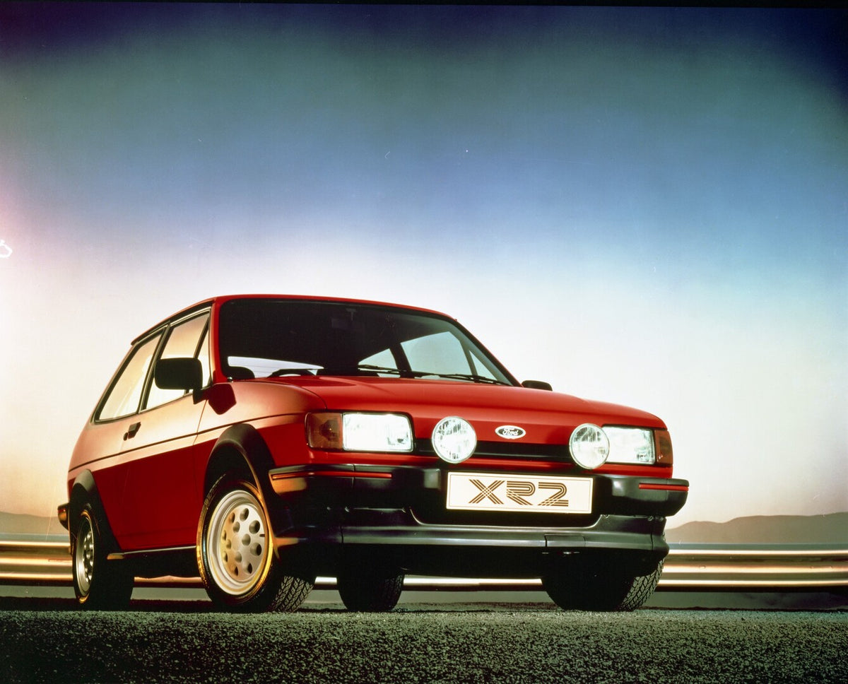 This archival image documents the 1985 Ford Fiesta Mark II XR2 scenic studio shot and is preserved in the Ford Heritage Vault as part of Ford Motor Company's historic photographic archive. Free for personal, non-commercial use. Ford Heritage Vault...