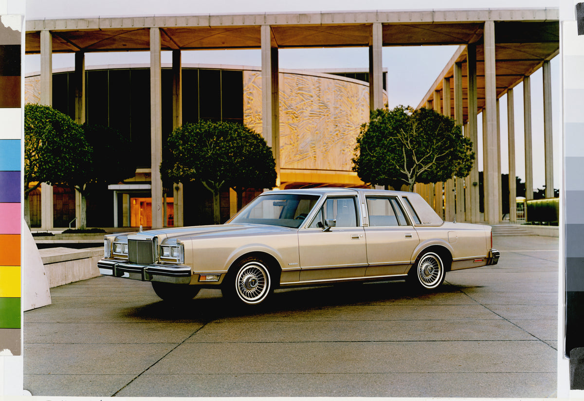 This archival image documents the 1981 Lincoln Town Car and is preserved in the Ford Heritage Vault as part of Ford Motor Company's historic photographic archive. Free for personal, non-commercial use. Ford Heritage Vault reference AR-2008-8.1.1.1...