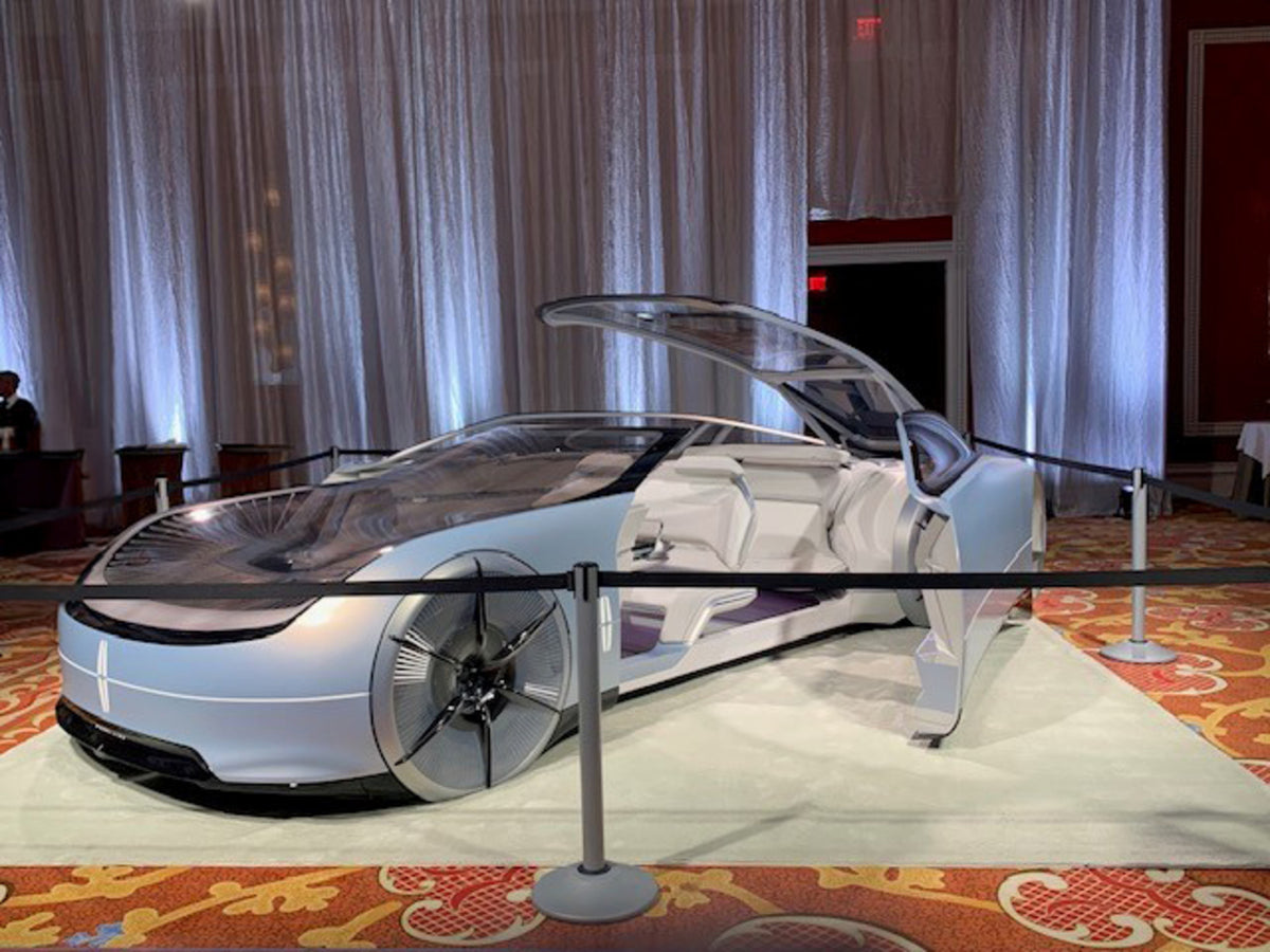 This archival image documents the 2022 Lincoln L100 Concept and is preserved in the Ford Heritage Vault as part of Ford Motor Company's historic photographic archive. Free for personal, non-commercial use. Ford Heritage Vault reference AR-2024-9.5...